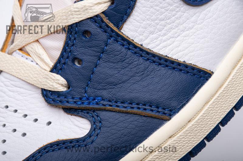 Union X Air Jordan 1 OG Hi Retro“Blue Toe” BV1300-146 - Image 8