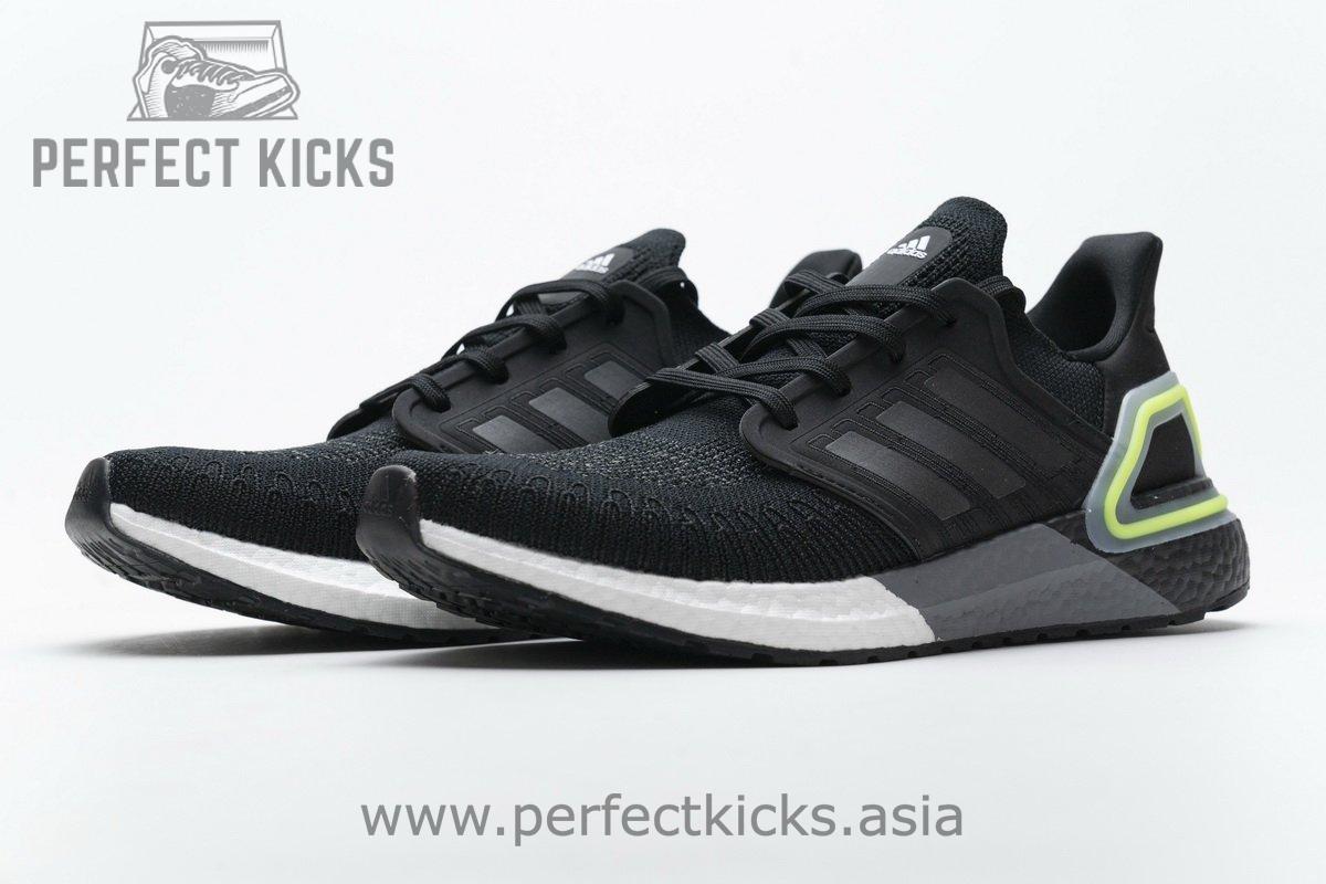 FY3452 adidas Ultra BOOST 20 CONSORTIUM Black Grey Green Real Boost - Image 4