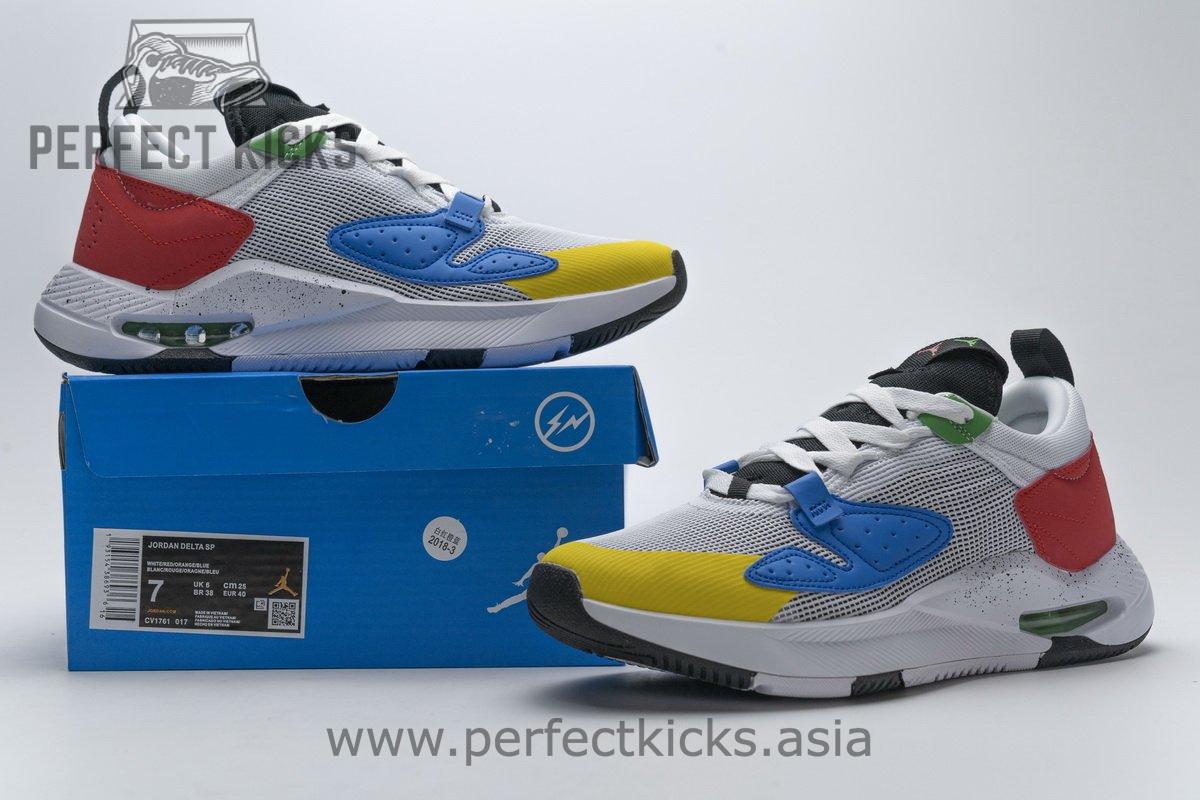 CV1761-017 Fragment Design x Jordan Delta SP White Red Orange Blue - Image 2