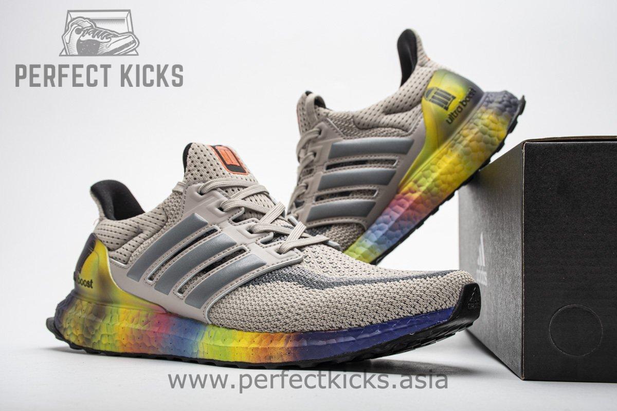 FW3726 adidas Ultra Boost 2.0 Real Boost Shanghai Grey Yellow - Image 2