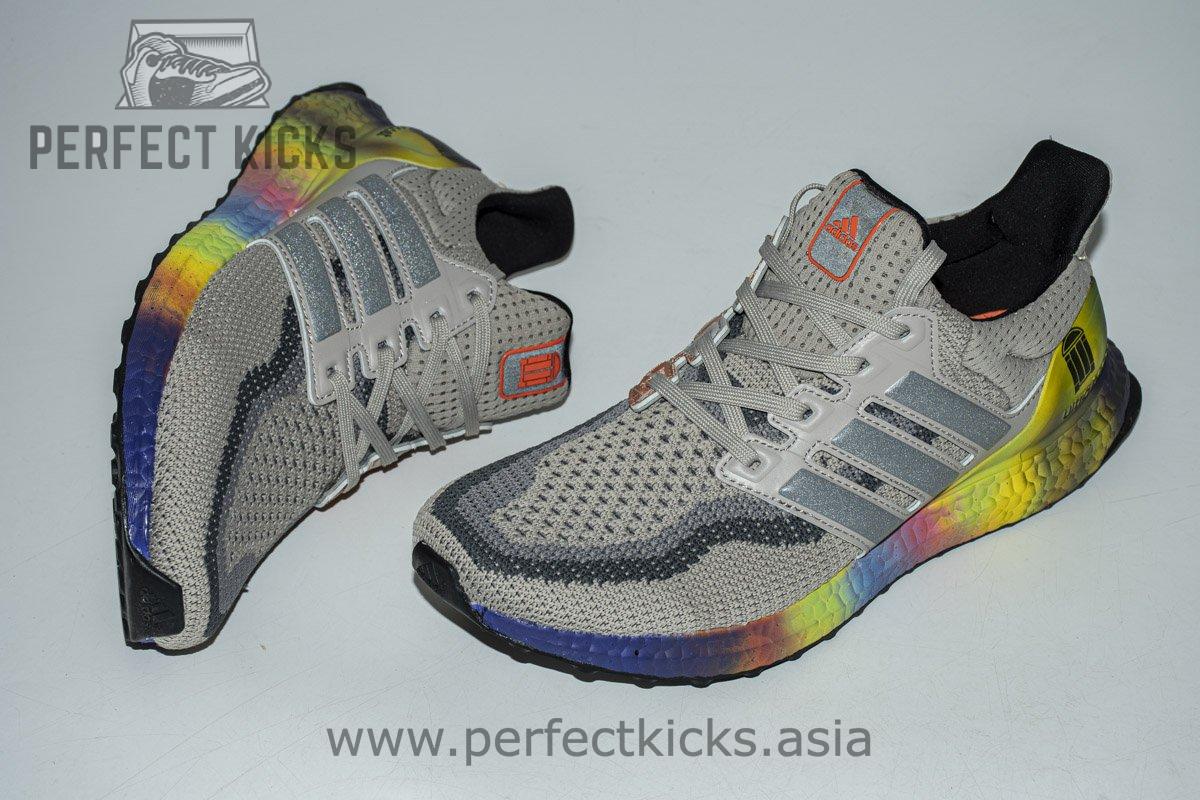 FW3726 adidas Ultra Boost 2.0 Real Boost Shanghai Grey Yellow - Image 3