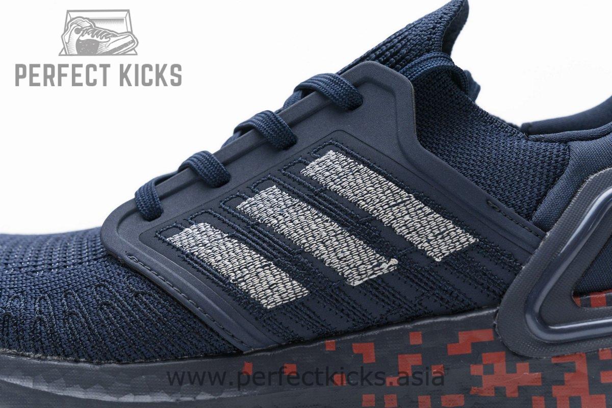 FY3451 adidas Ultra BOOST 20 CONSORTIUM Dark Blue Red Real Boost - Image 9