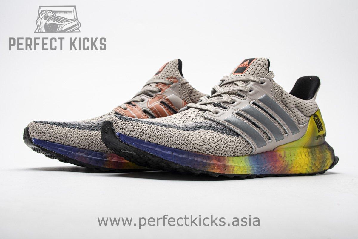 FW3726 adidas Ultra Boost 2.0 Real Boost Shanghai Grey Yellow - Image 4