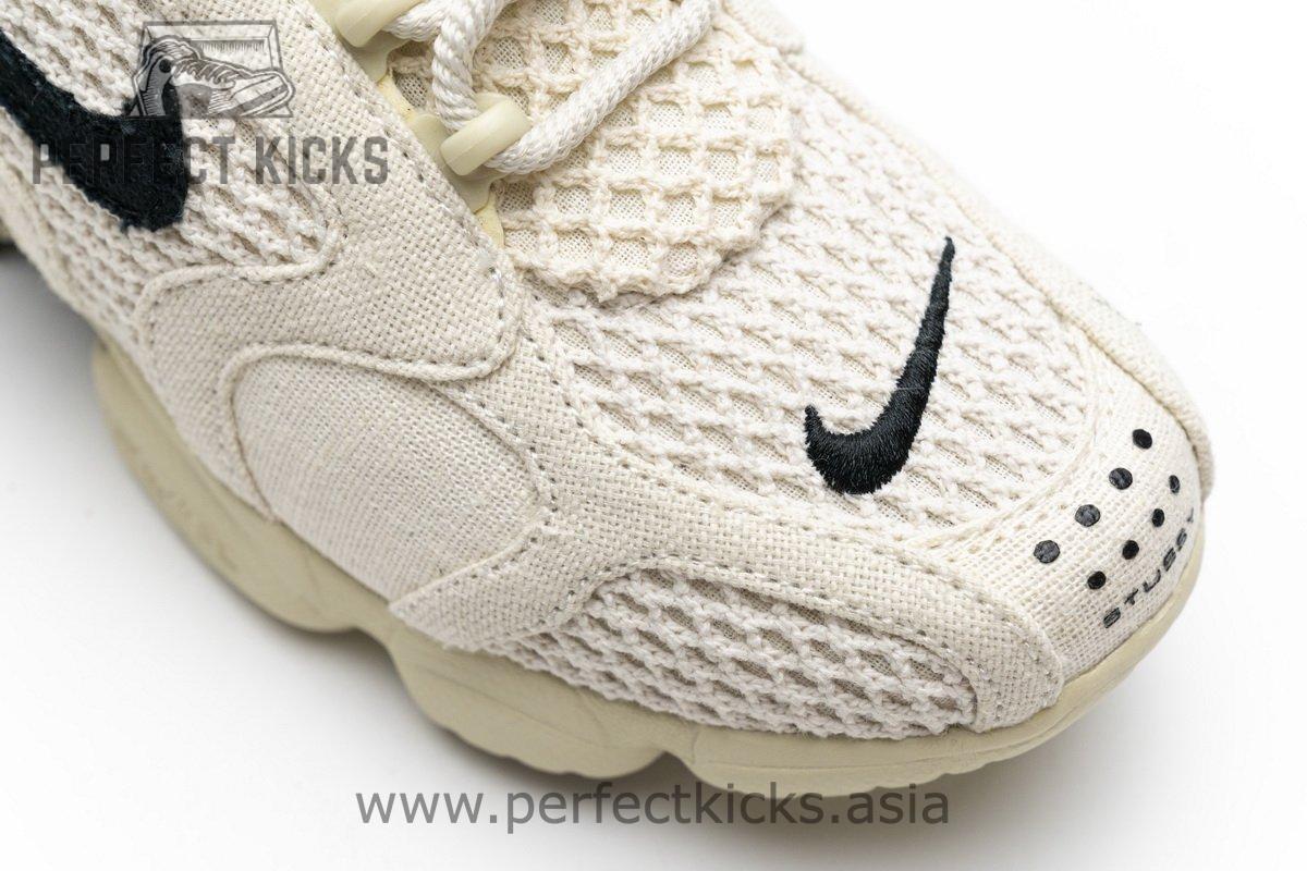 CQ5486-200 Stussy X Nike Air Zoom Spiridon Caged 2 Fossil - Image 12
