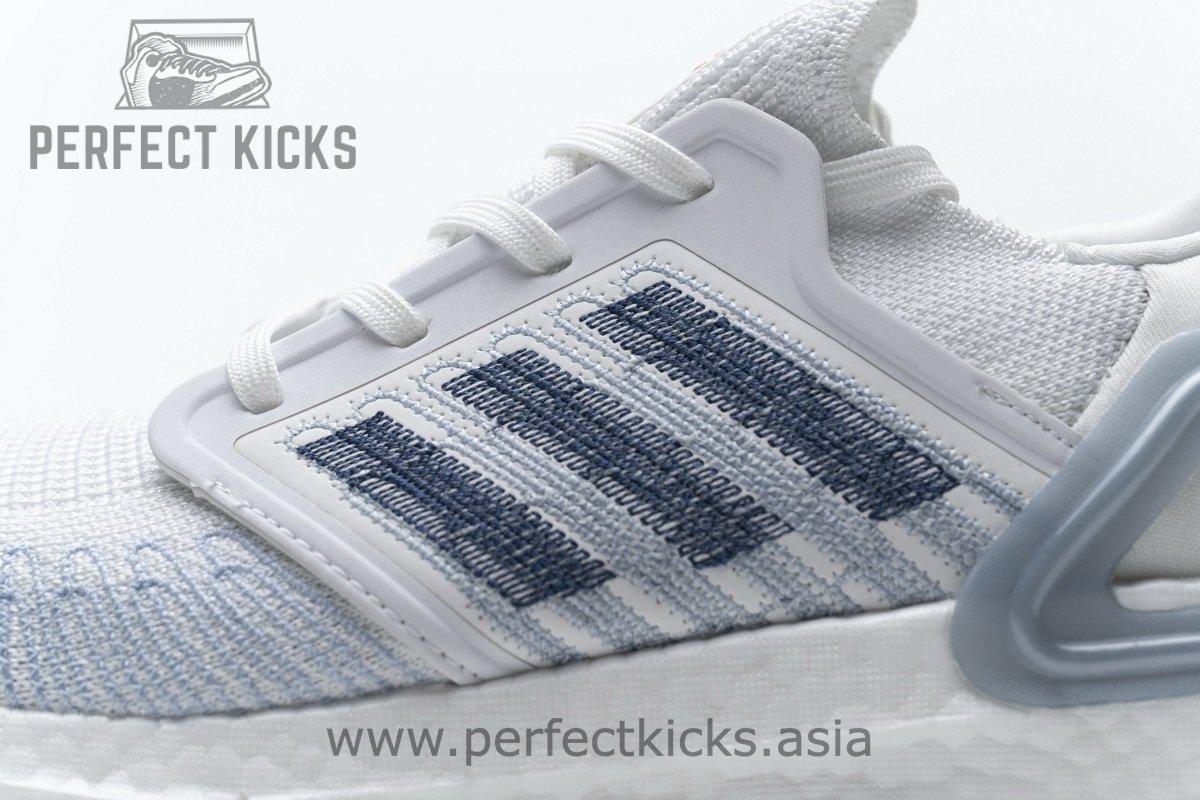 FY3454 adidas Ultra BOOST 20 White Light Blue - Image 10