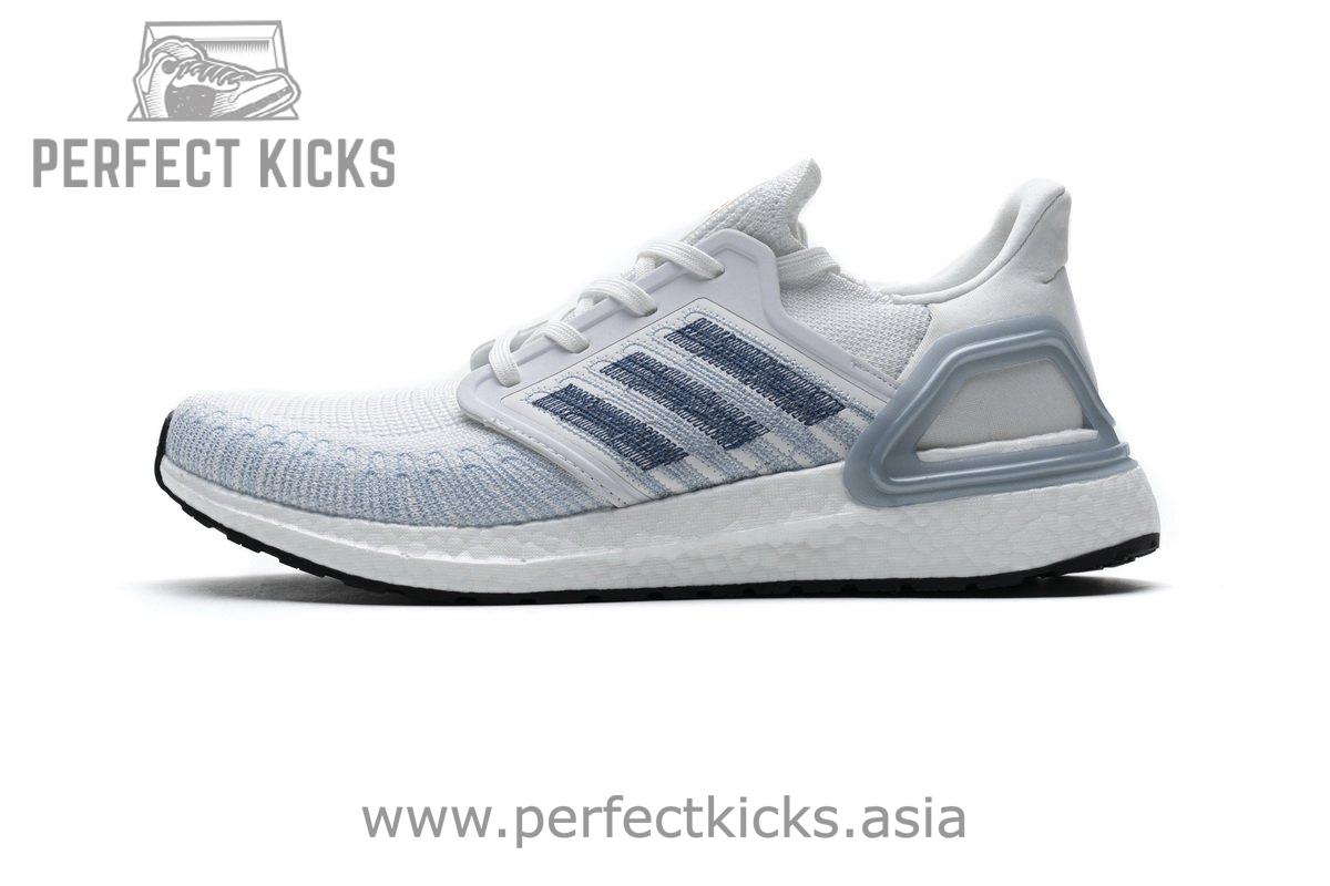 FY3454 adidas Ultra BOOST 20 White Light Blue - Image 16