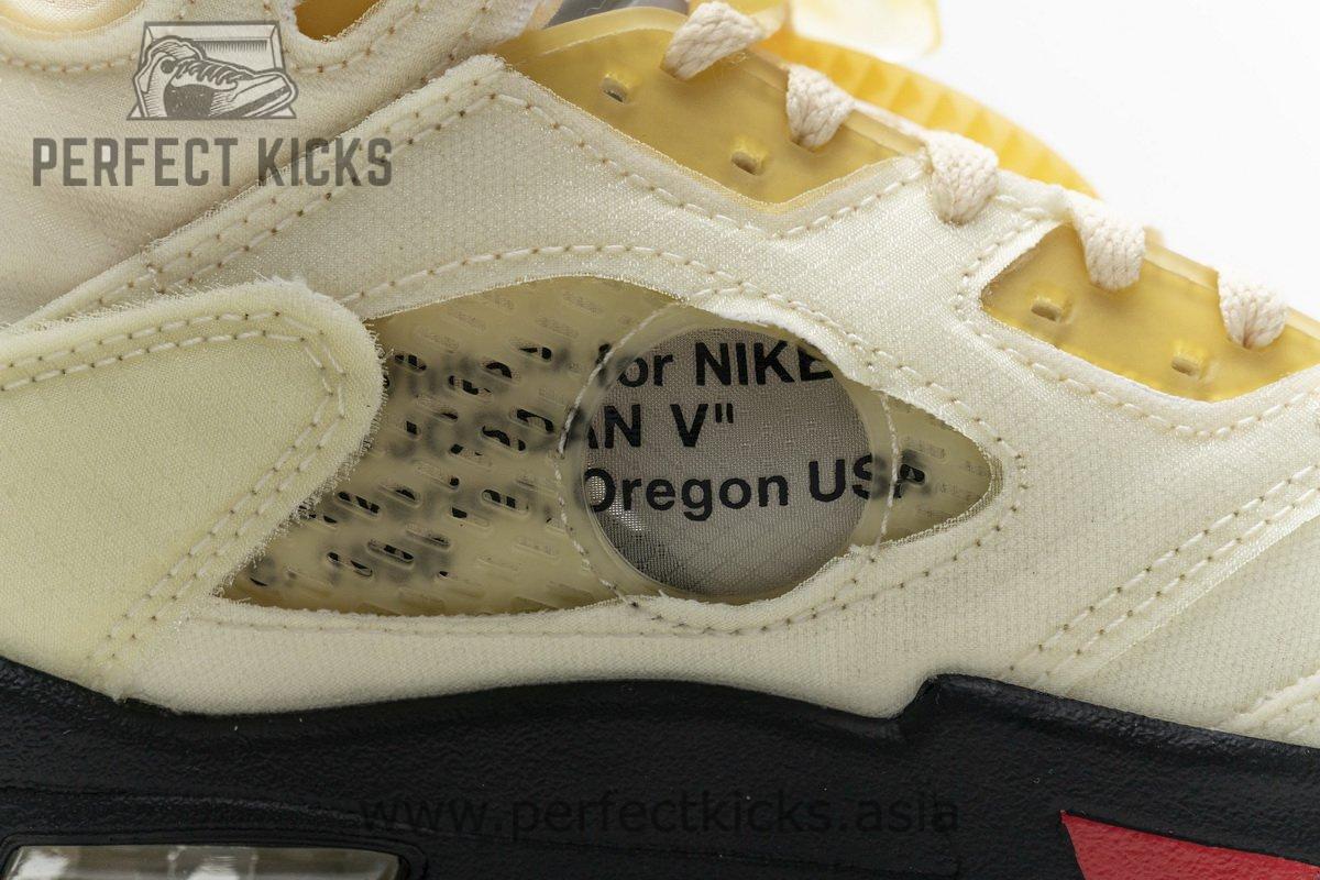 DH8565-100 OFF White x Air Jordan 5 Retro SP Sail - Image 15