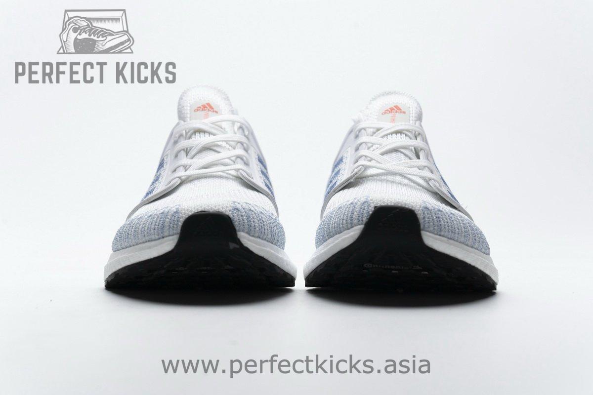 FY3454 adidas Ultra BOOST 20 White Light Blue - Image 5