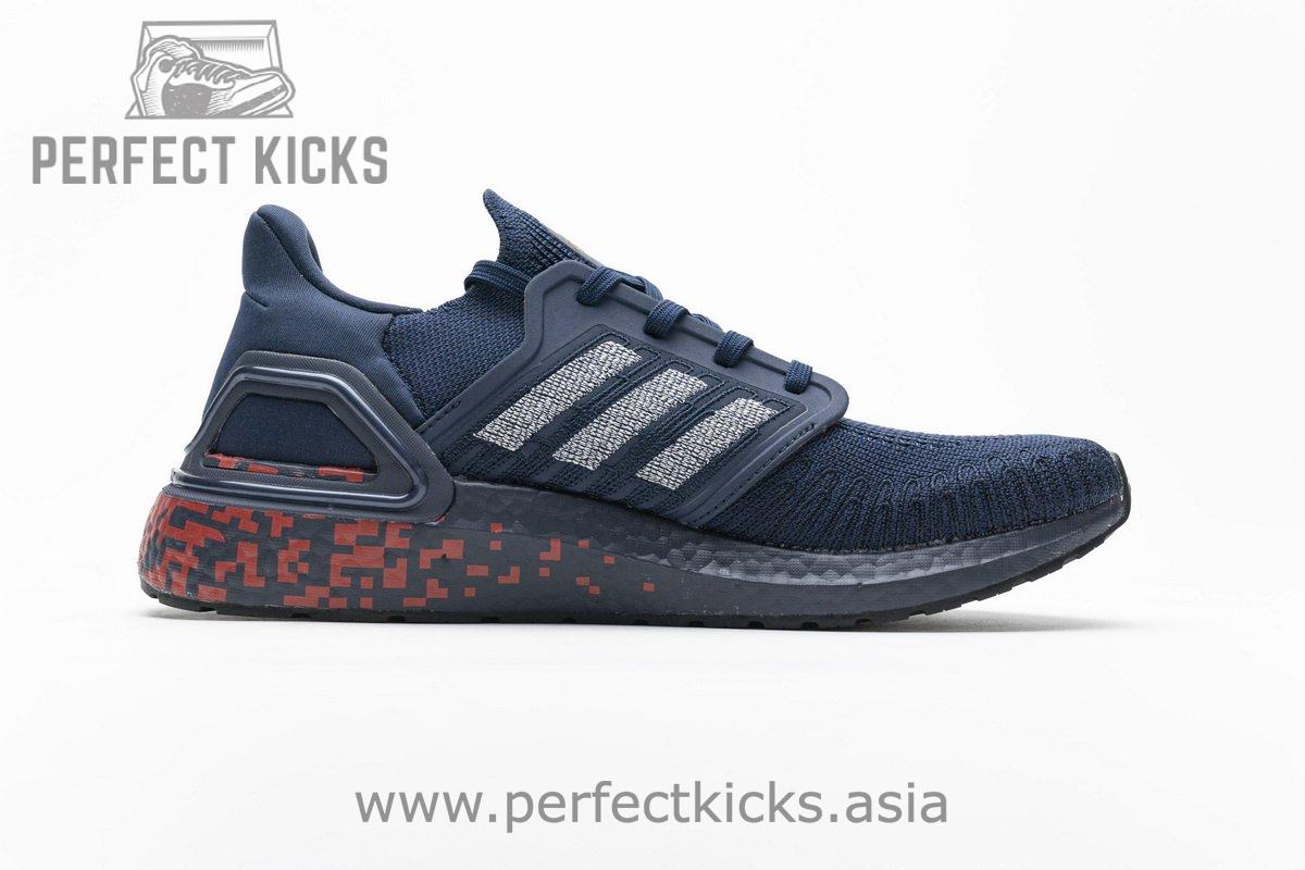 FY3451 adidas Ultra BOOST 20 CONSORTIUM Dark Blue Red Real Boost - Image 14