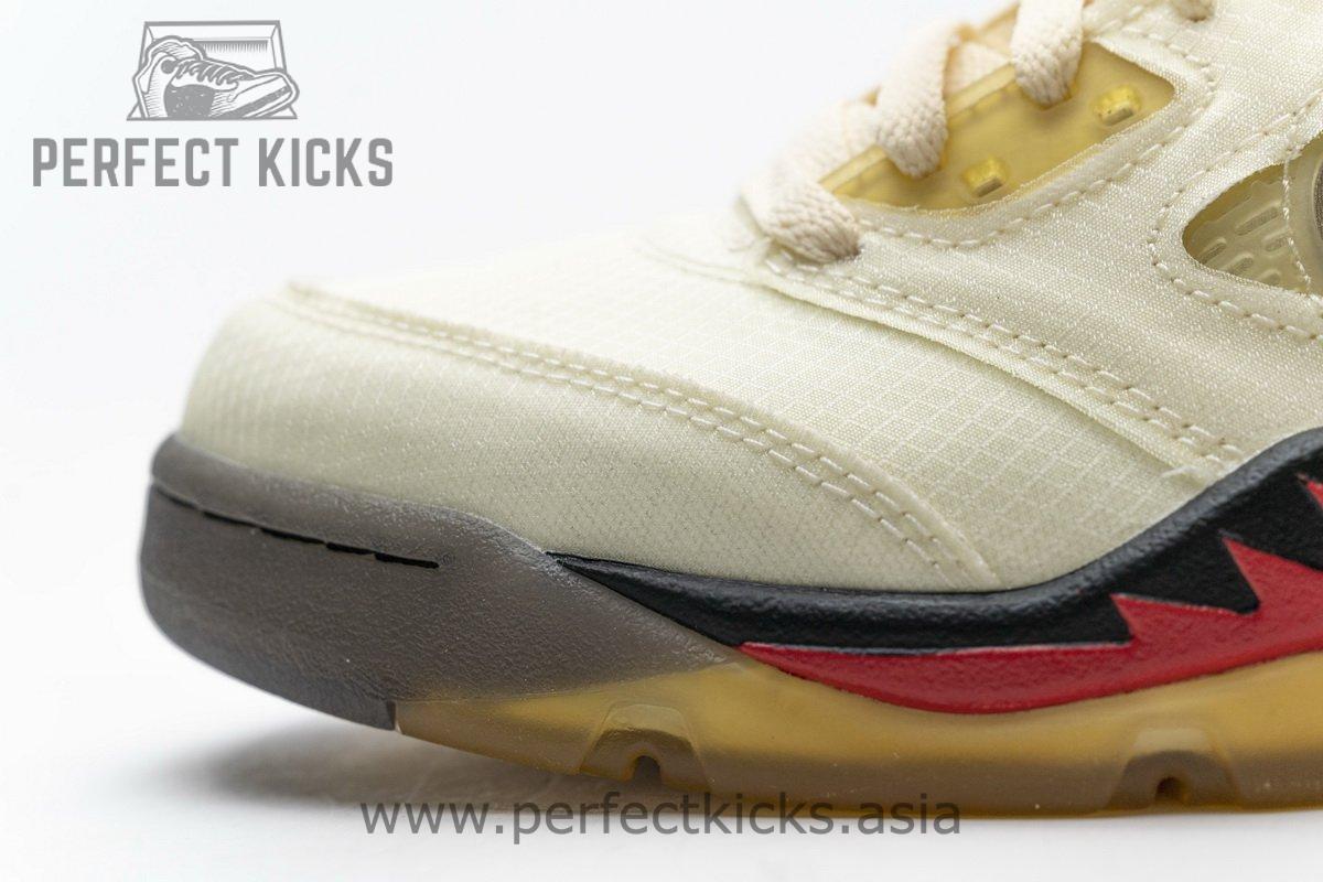 DH8565-100 OFF White x Air Jordan 5 Retro SP Sail - Image 12