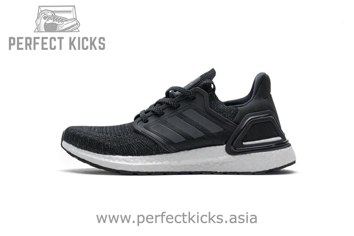 EG0708 adidas Ultra BOOST 20 Black Grey Reflective