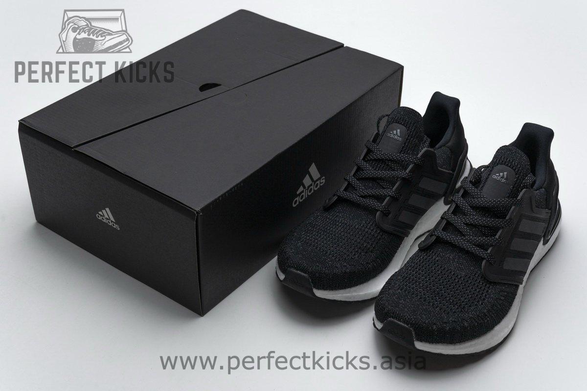 EG0708 adidas Ultra BOOST 20 Black Grey Reflective - Image 2