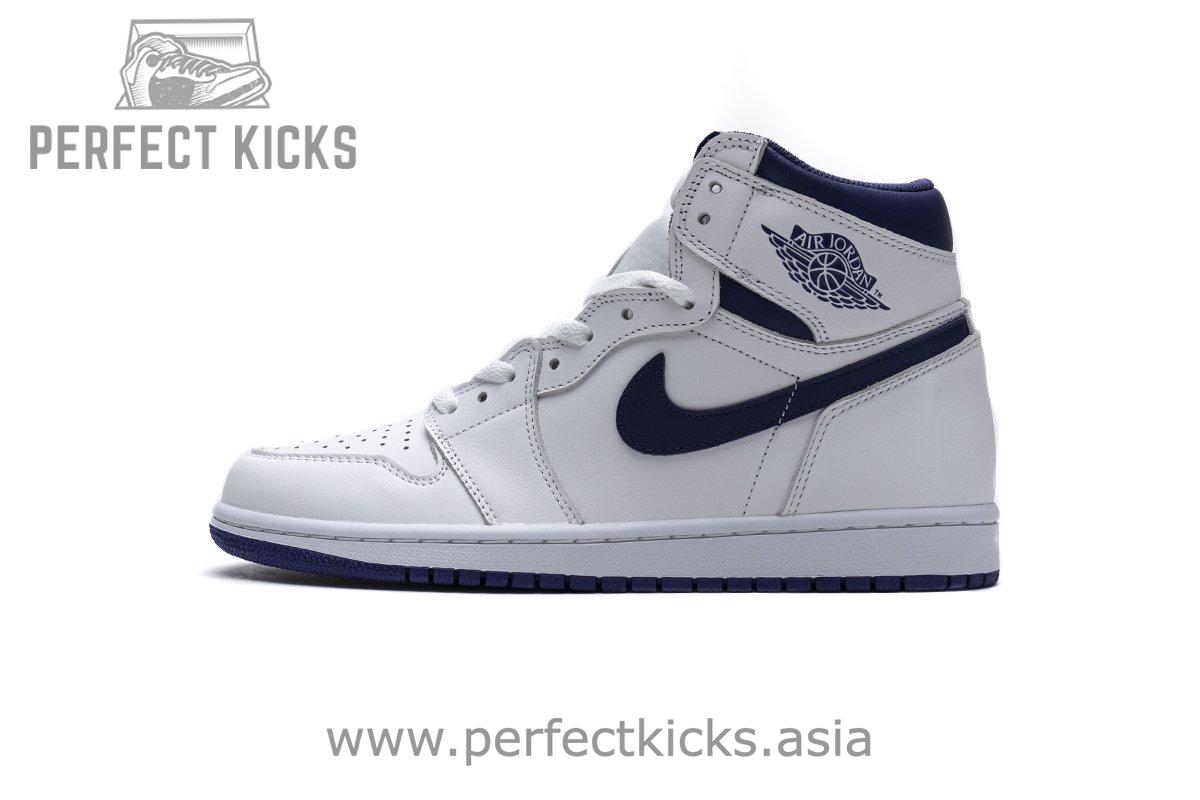 555088-115 Air Jordan 1 Retro High OG White Purple - Image 17