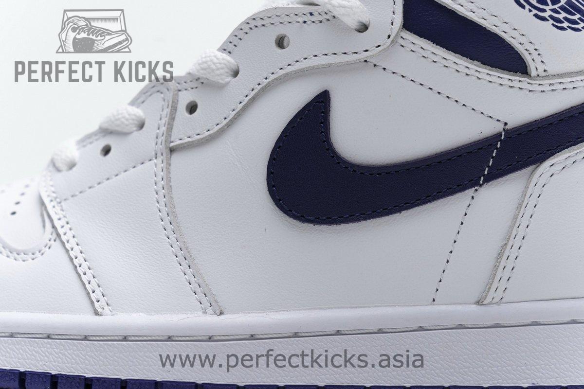 555088-115 Air Jordan 1 Retro High OG White Purple - Image 12