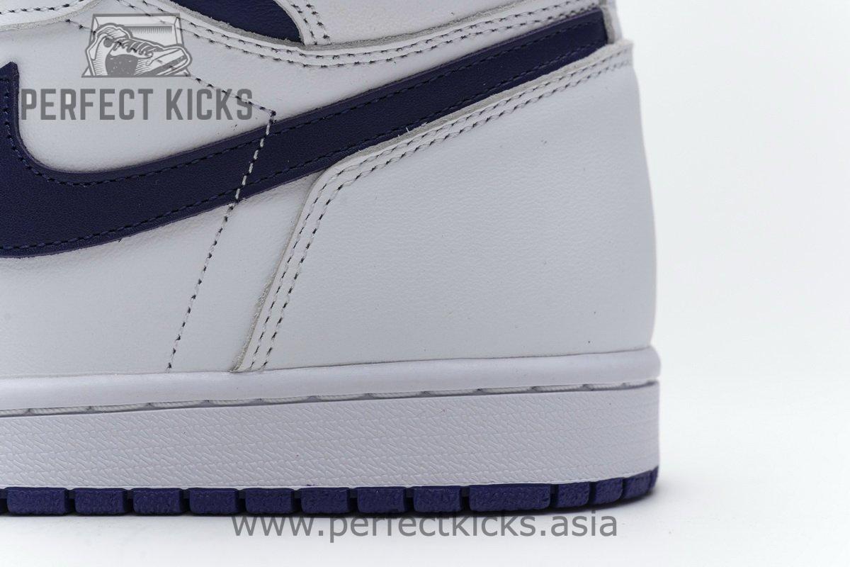 555088-115 Air Jordan 1 Retro High OG White Purple - Image 13