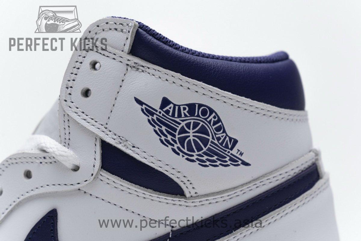 555088-115 Air Jordan 1 Retro High OG White Purple - Image 14