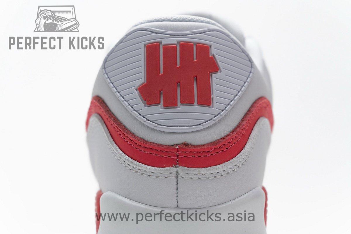 CJ7197-103 Undefeated x Nike Air Max 90 White Red - Image 15