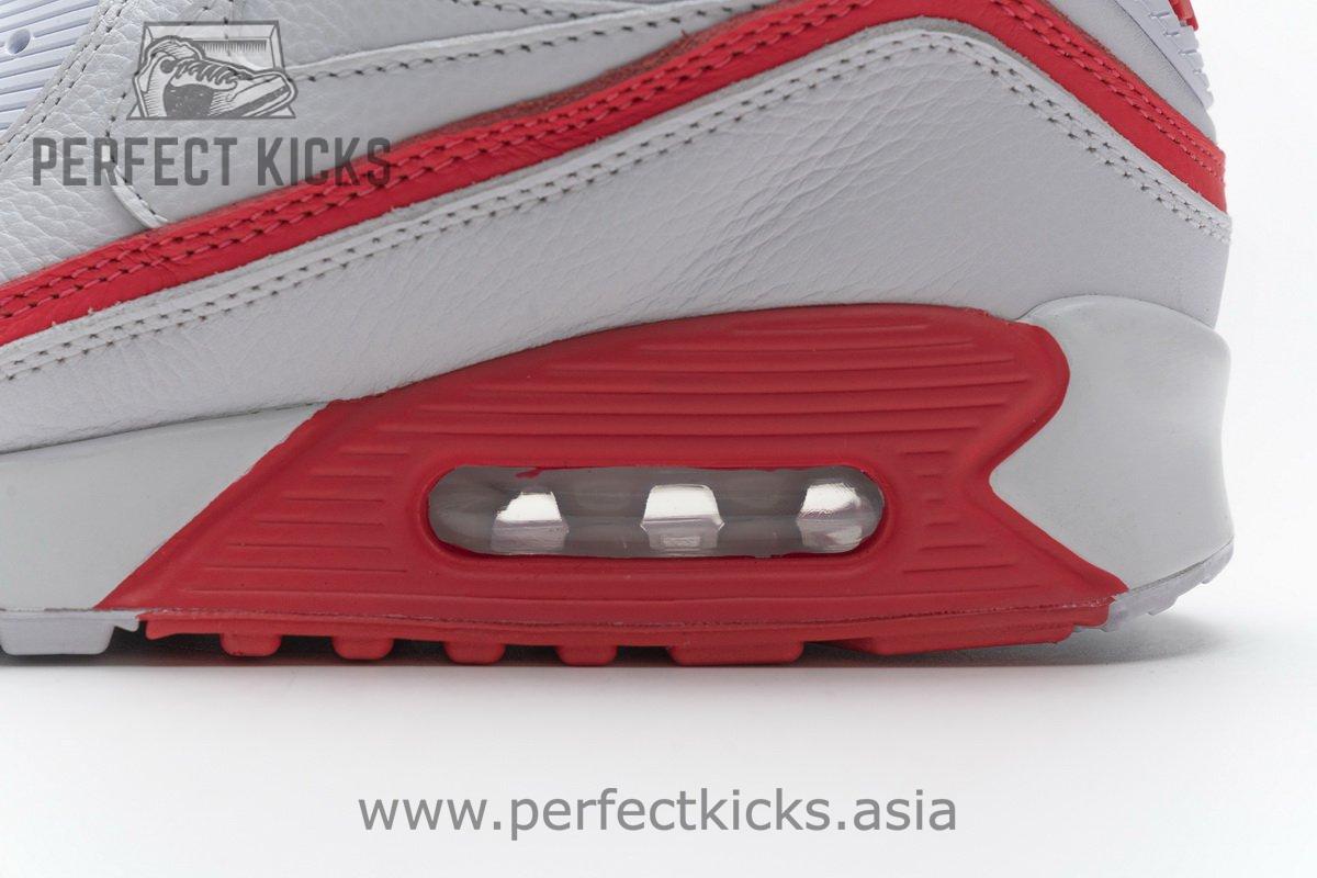 CJ7197-103 Undefeated x Nike Air Max 90 White Red - Image 16