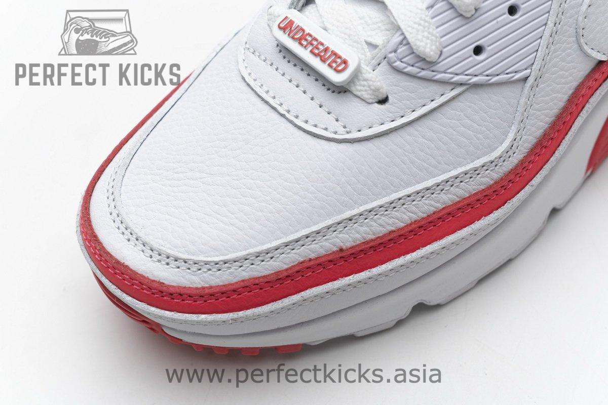 CJ7197-103 Undefeated x Nike Air Max 90 White Red - Image 9