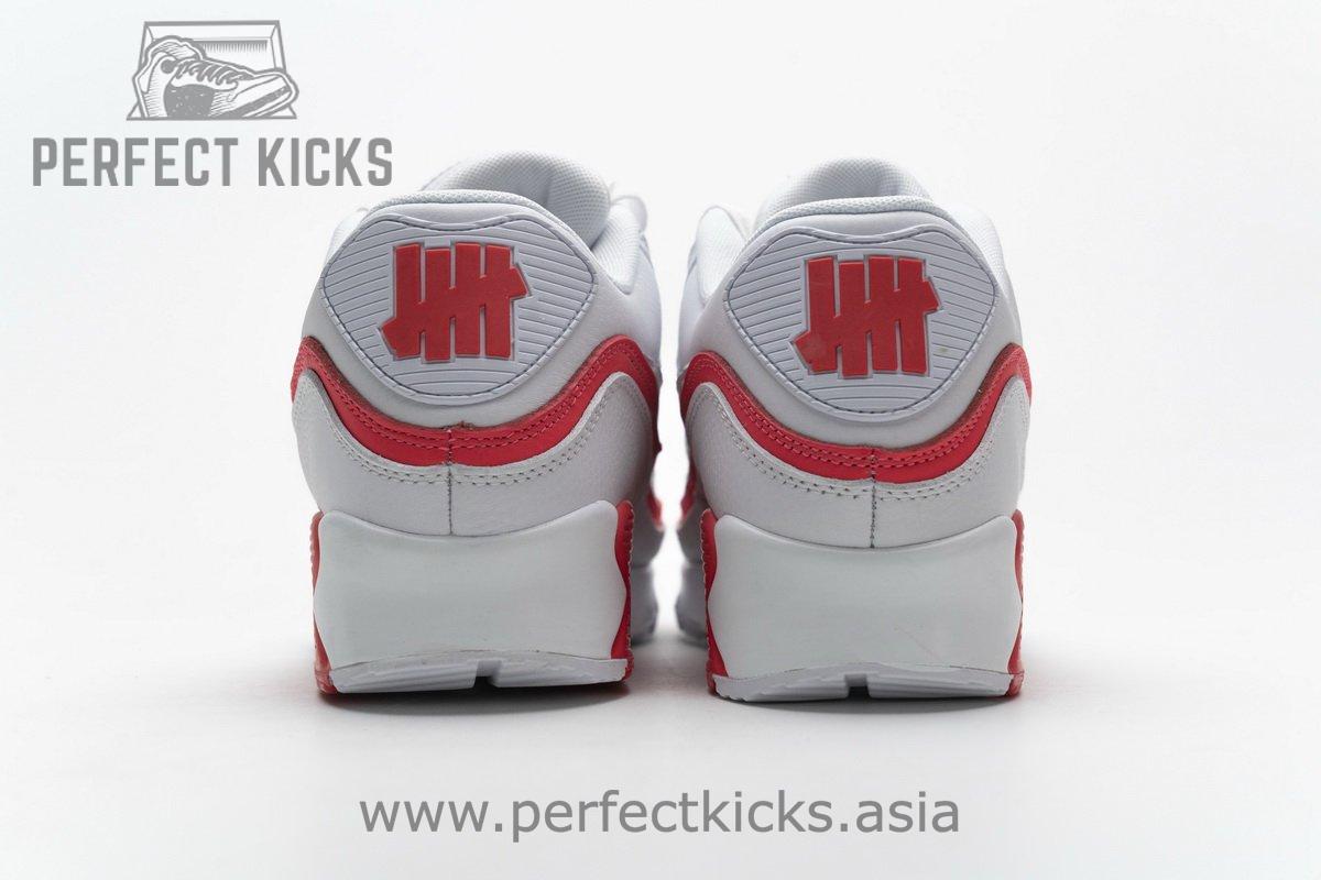 CJ7197-103 Undefeated x Nike Air Max 90 White Red - Image 5