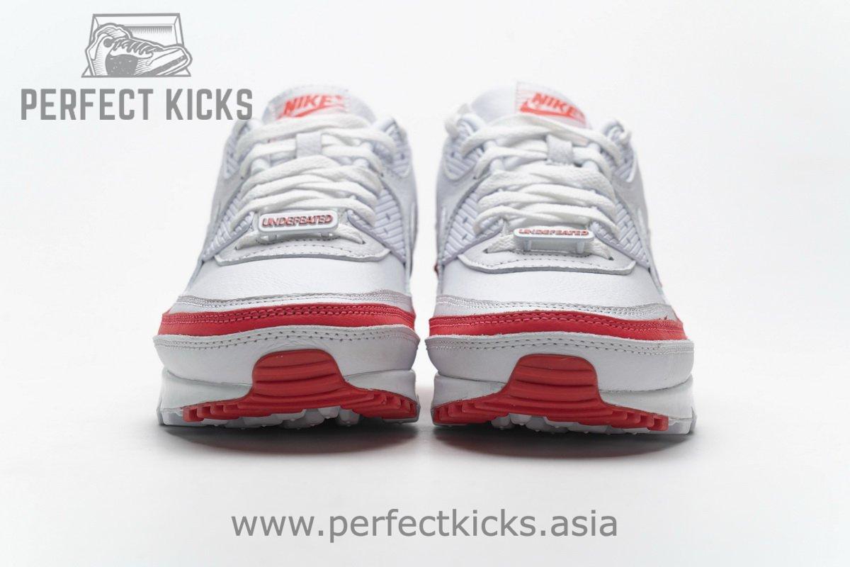 CJ7197-103 Undefeated x Nike Air Max 90 White Red - Image 7