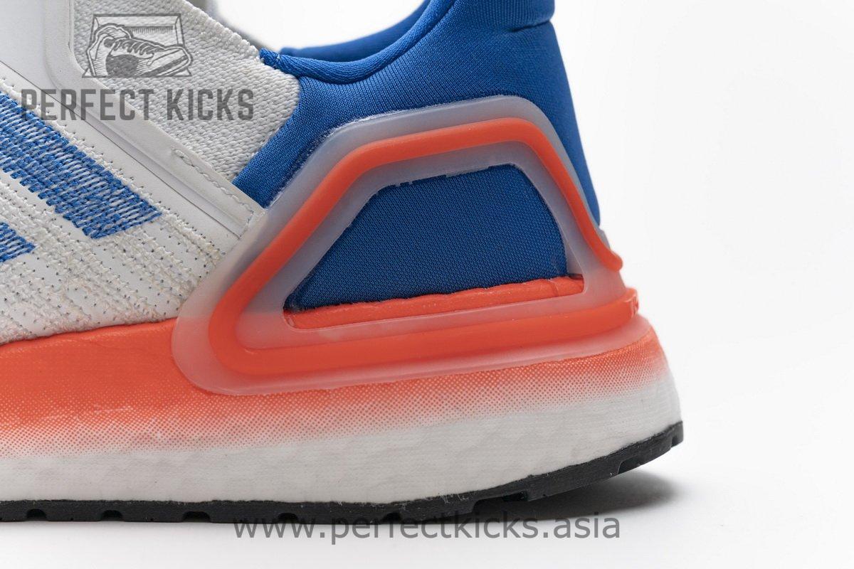 FY3453 adidas Ultra BOOST 20 White Blue - Image 9