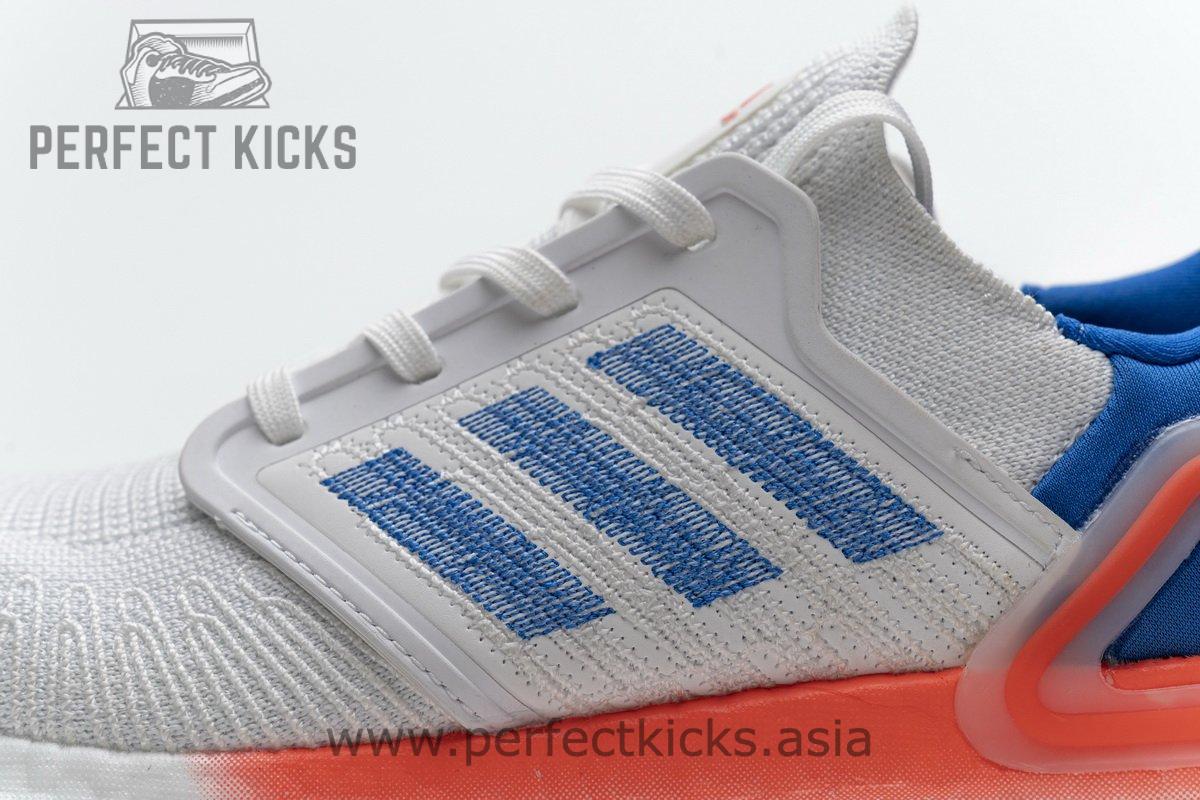 FY3453 adidas Ultra BOOST 20 White Blue - Image 10