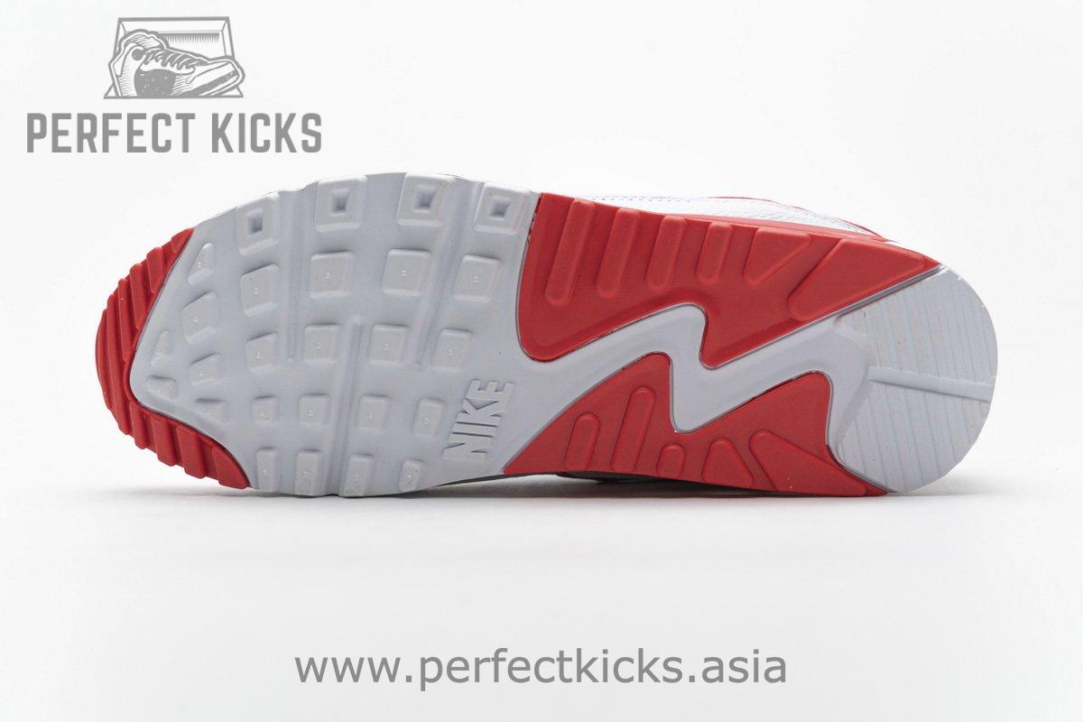 CJ7197-103 Undefeated x Nike Air Max 90 White Red - Image 11