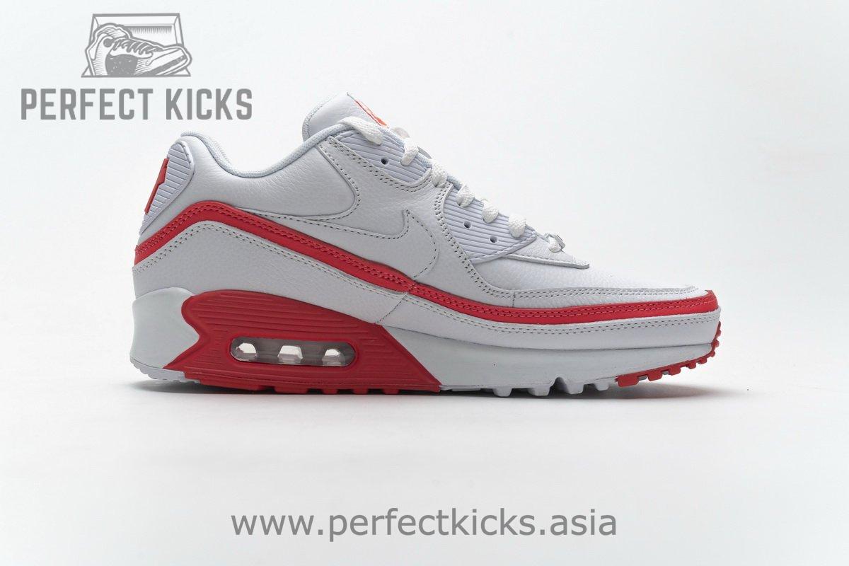 CJ7197-103 Undefeated x Nike Air Max 90 White Red - Image 12