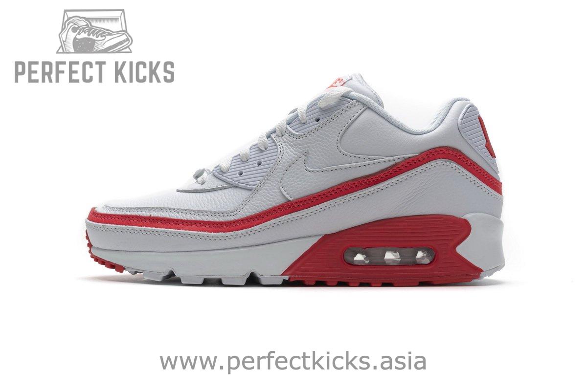 CJ7197-103 Undefeated x Nike Air Max 90 White Red - Image 13