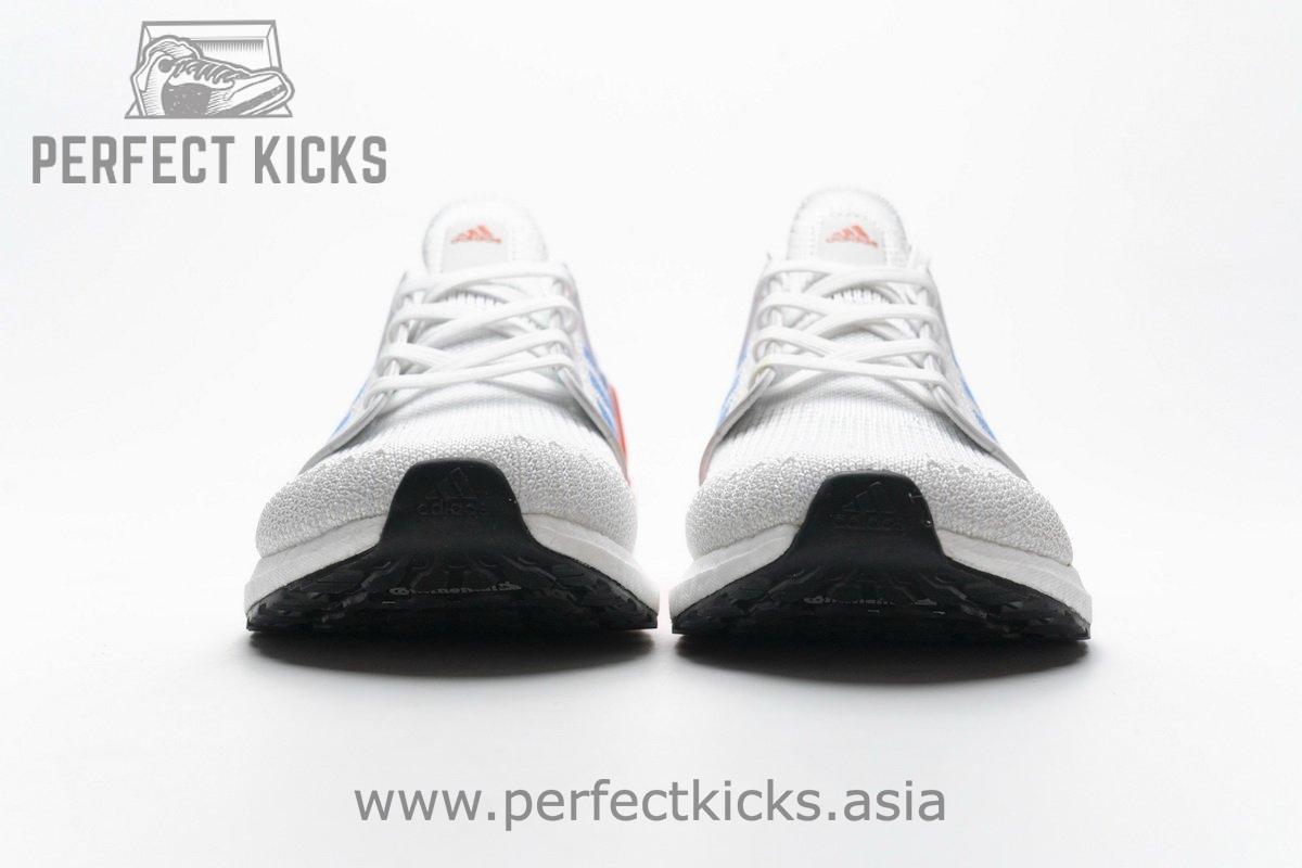 FY3453 adidas Ultra BOOST 20 White Blue - Image 6