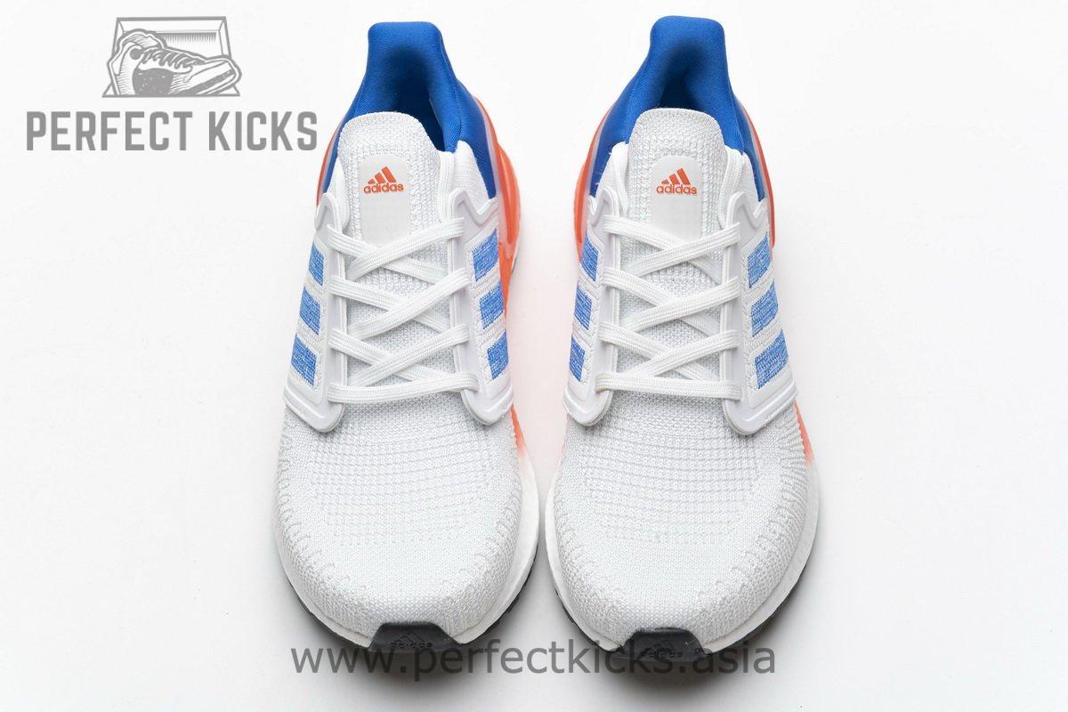 FY3453 adidas Ultra BOOST 20 White Blue - Image 5