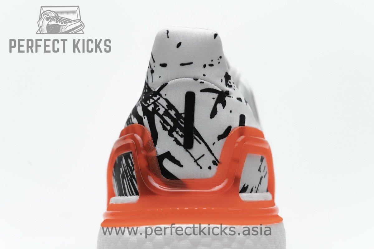 EG0699 adidas Ultra BOOST 20 Splatter White Black - Image 4