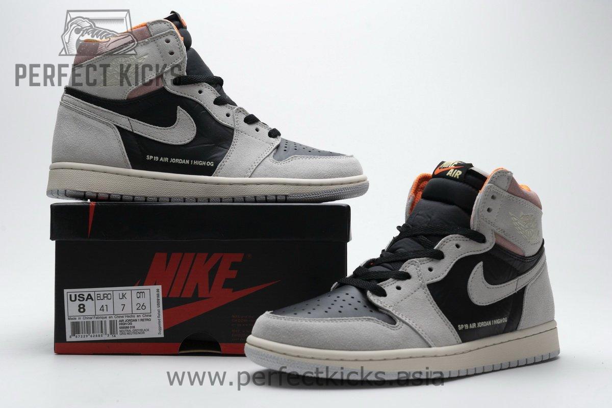 555088-018 Air Jordan 1 OG Hi Retro“Neutral Grey” - Image 3