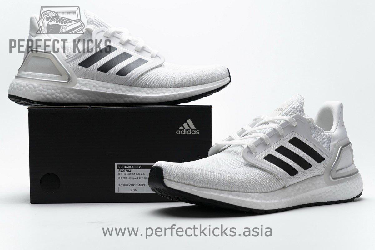 EG0783 Adidas Ultra BOOST 20 CONSORTIUM White Silver Grey - Image 2