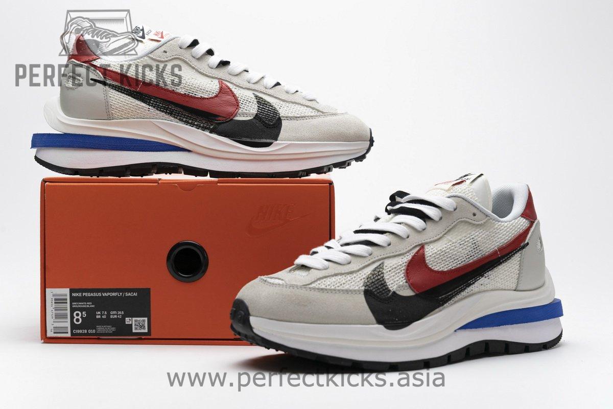 CI9928-010 Sacai x Nike Pegasua Vaporfly Villain Grey Blue Red - Image 2