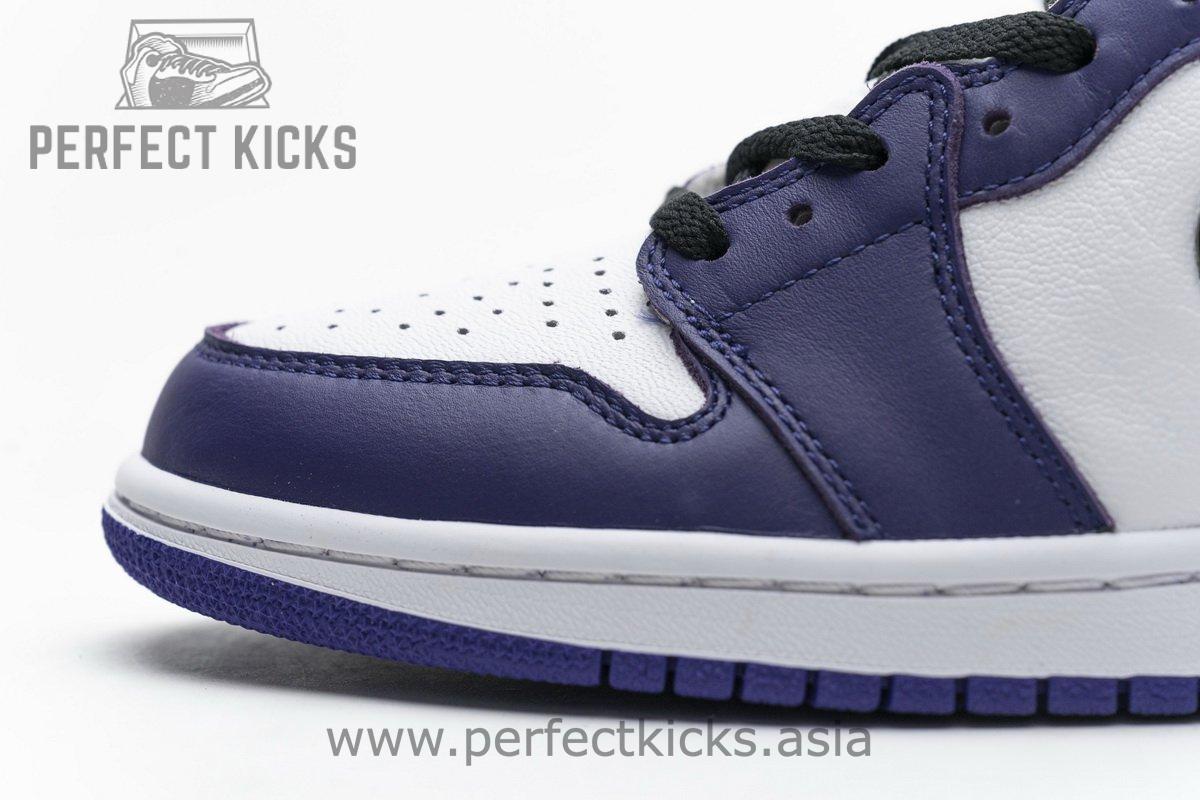 555088-500 Air Jordan 1 High OG “Court Purple” - Image 11