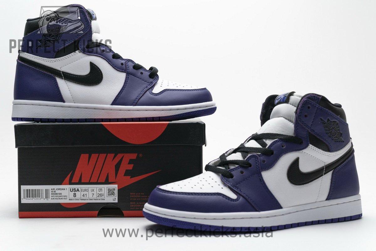 555088-500 Air Jordan 1 High OG “Court Purple” - Image 3