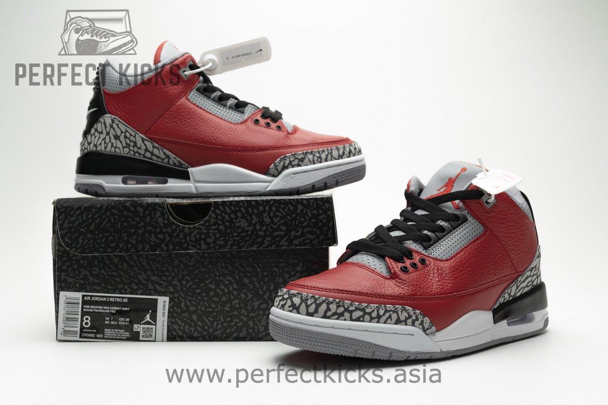 CK5692-600 Air Jordan 3 SE “Red Cement” - Image 3