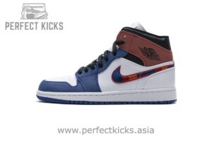 852542-146 Air Jordan 1 Mid SE “Multi-Color Swoosh”