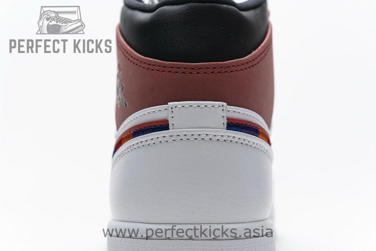 852542-146 Air Jordan 1 Mid SE “Multi-Color Swoosh” - Image 8