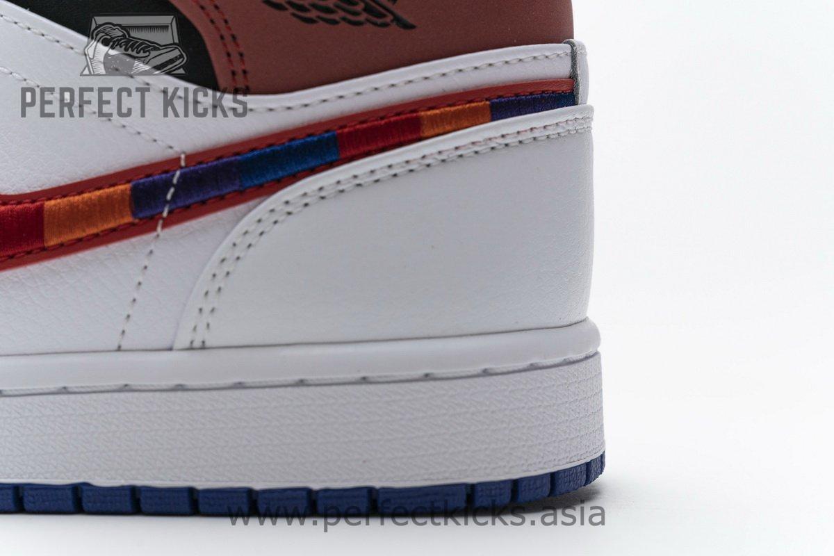 852542-146 Air Jordan 1 Mid SE “Multi-Color Swoosh” - Image 9