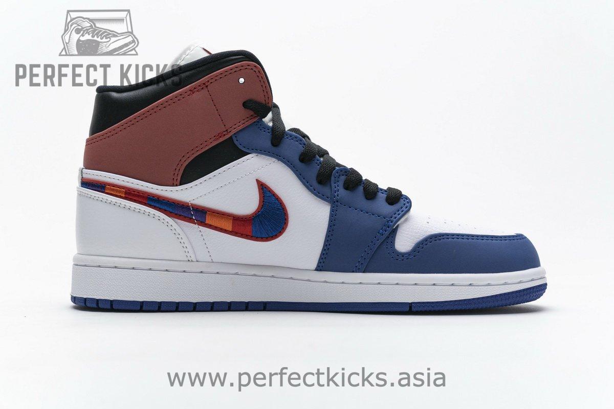 852542-146 Air Jordan 1 Mid SE “Multi-Color Swoosh” - Image 14