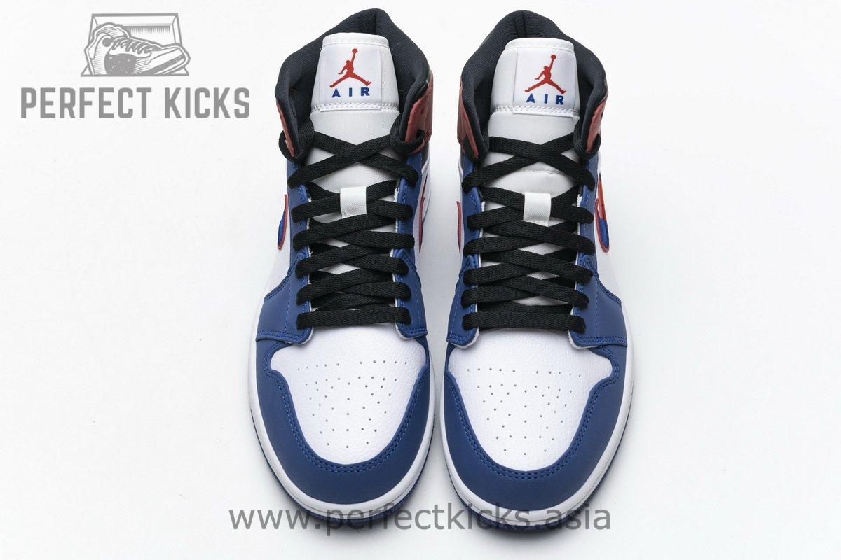 852542-146 Air Jordan 1 Mid SE “Multi-Color Swoosh” - Image 5