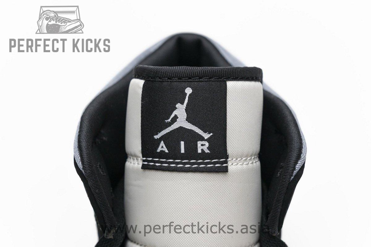 852542-011 Air Jordan 1 Mid Satin Grey - Image 16