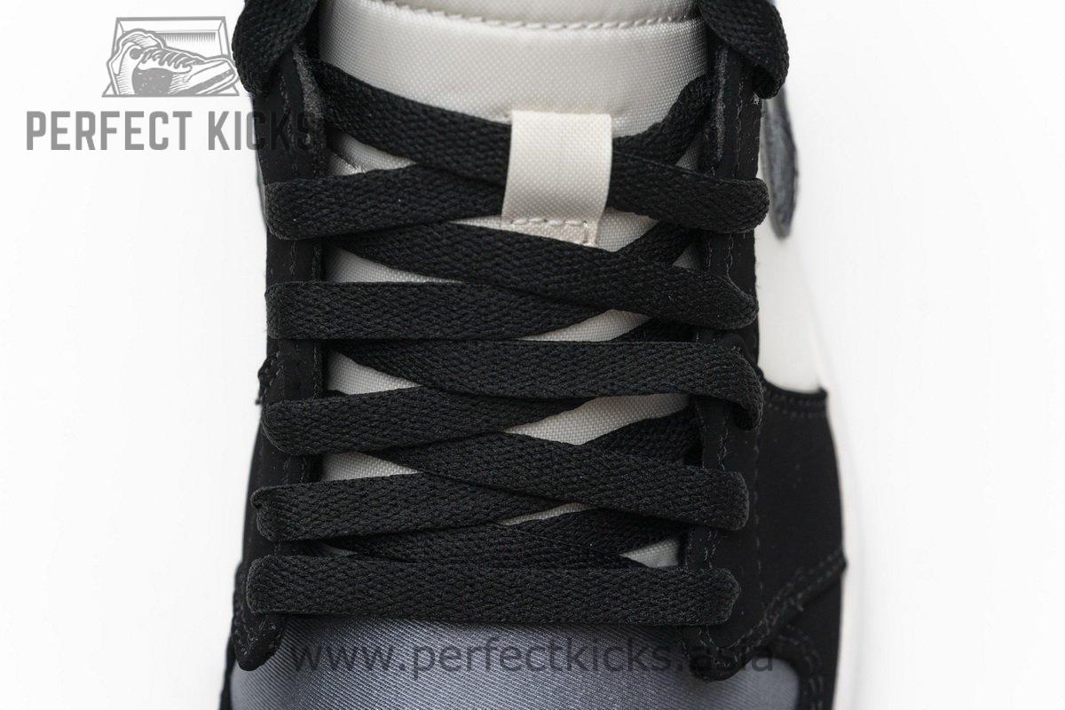 852542-011 Air Jordan 1 Mid Satin Grey - Image 8