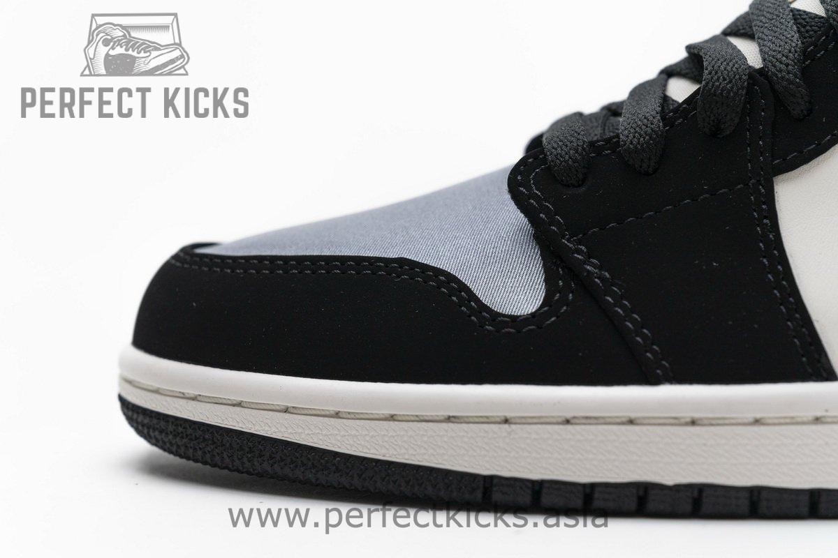 852542-011 Air Jordan 1 Mid Satin Grey - Image 10