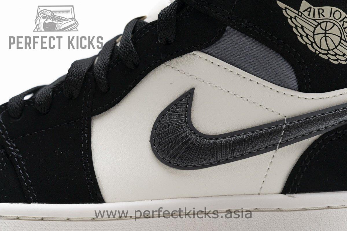 852542-011 Air Jordan 1 Mid Satin Grey - Image 17