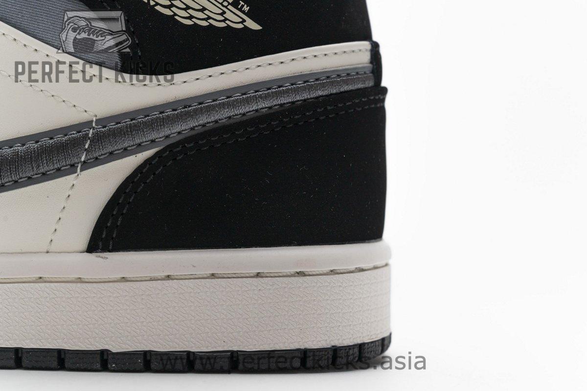 852542-011 Air Jordan 1 Mid Satin Grey - Image 11