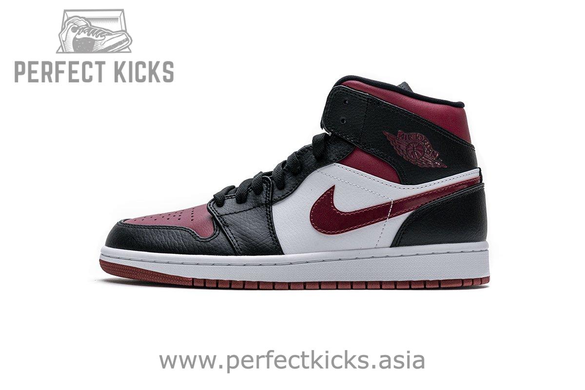 554724-066 Air Jordan 1 Mid Bred Toe - Image 14